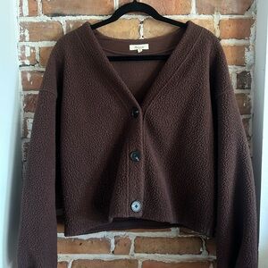 Madewell Brown Cardigan Sweater